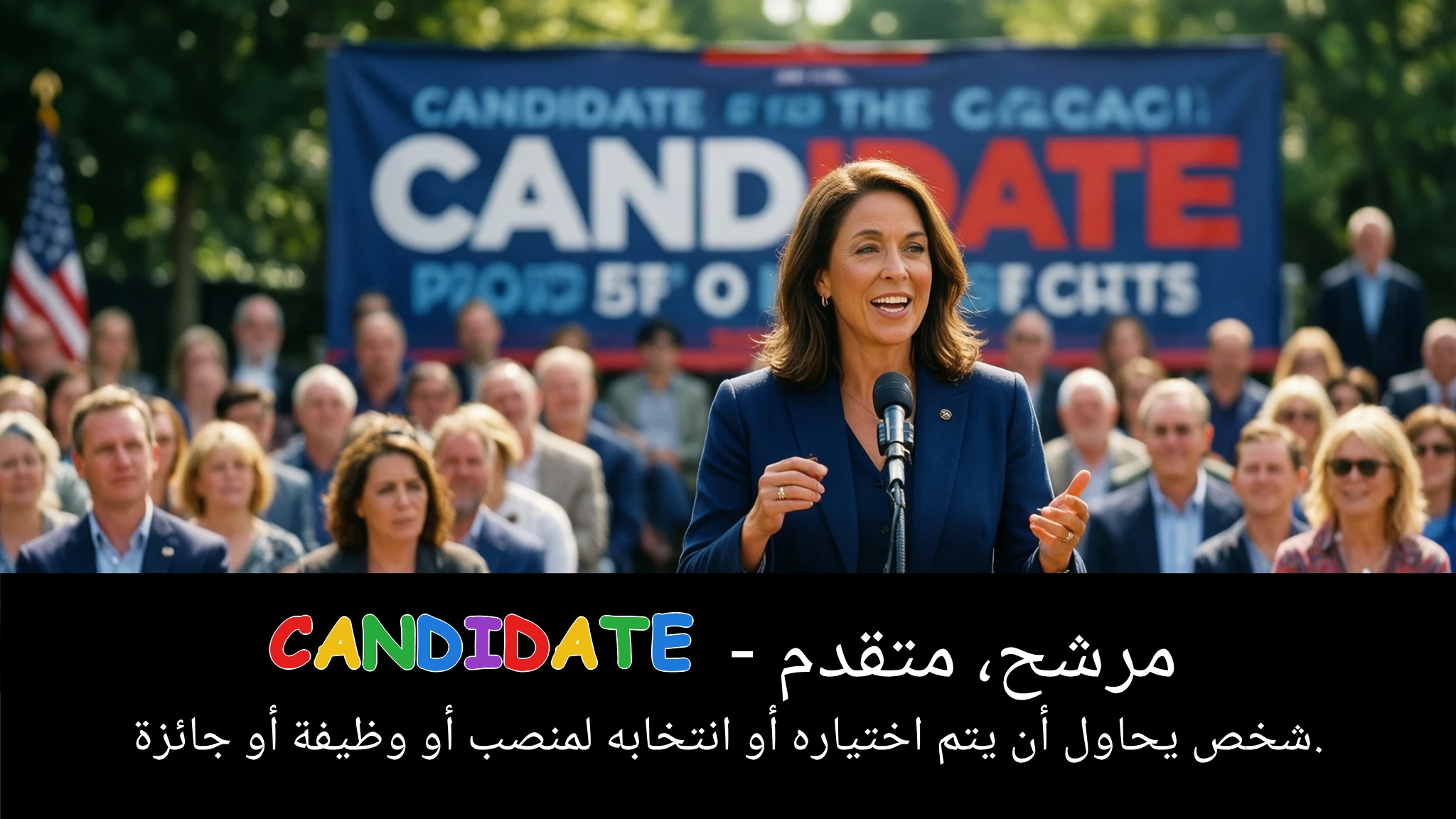 Arabic Illustration for candidate